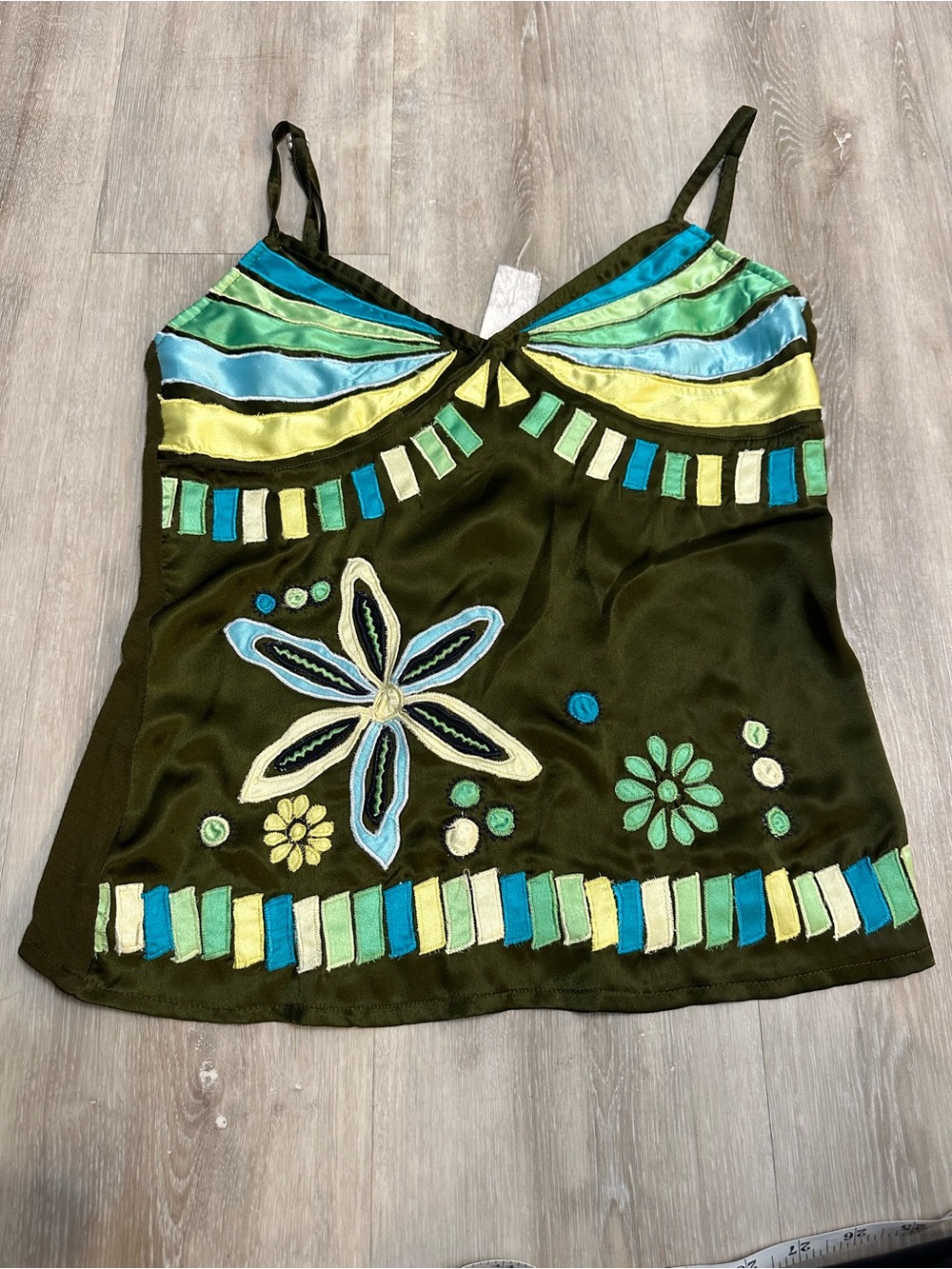 Morgan de Toi Embroidered Tank Top, Small